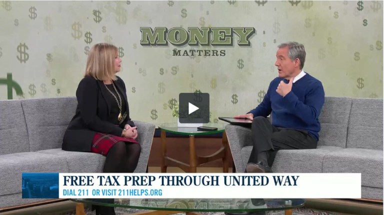 Photo of Katie Felts on Money Matters show