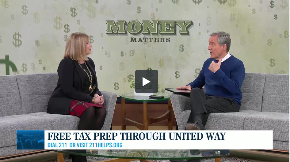 Photo of Katie Felts on Money Matters show